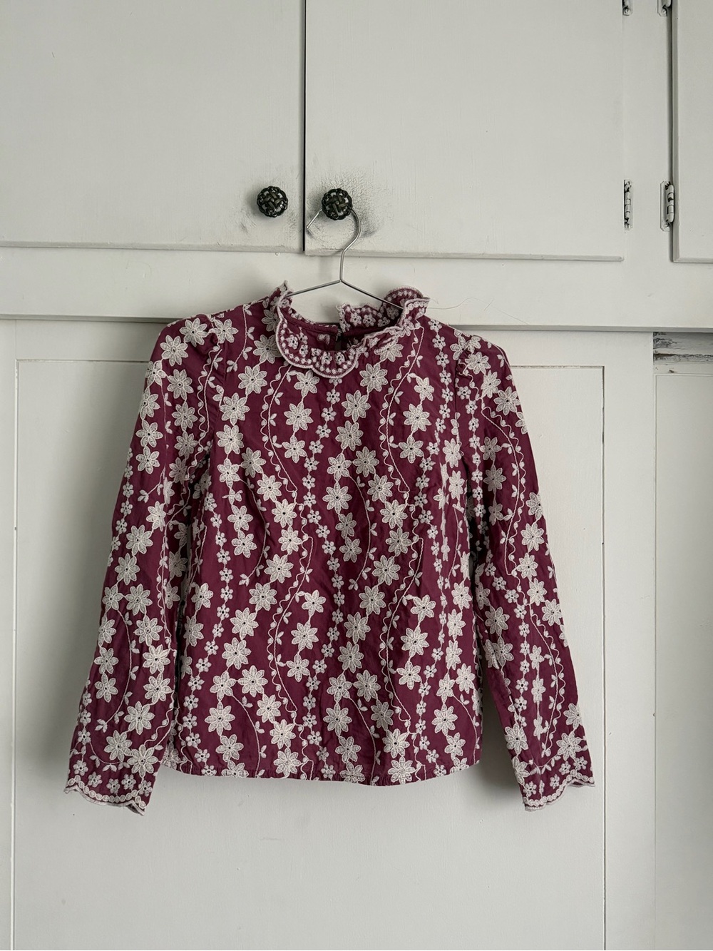 Sezane Eglantine Blouse - Purple